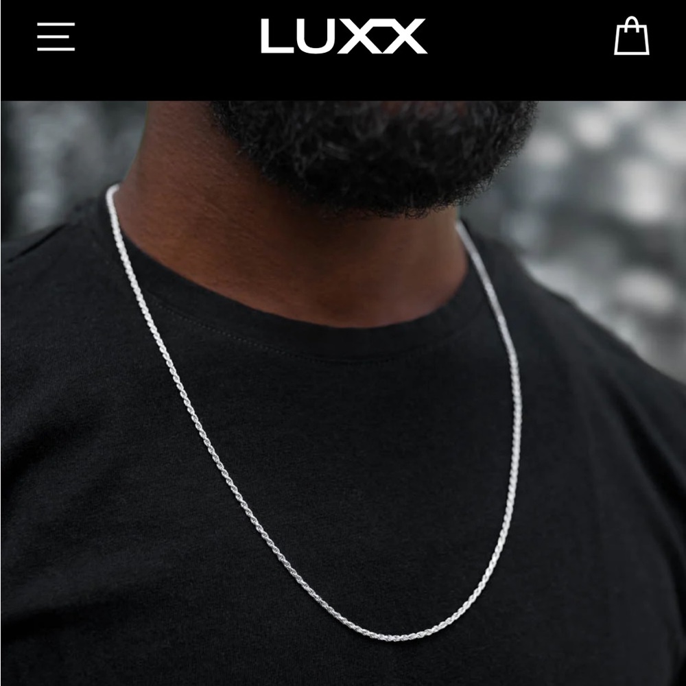 Luxx Men’s Rope Chain Necklace